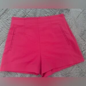 Zara High Waist Pink Shorts